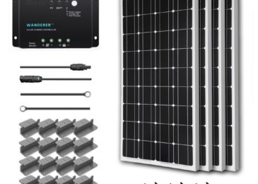 Renogy 400 Watt 12 Volt Monocrystalline Solar Starter Kit with Wanderer