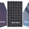Monocrystalline VS Polycrystalline VS Thin film Solar panels